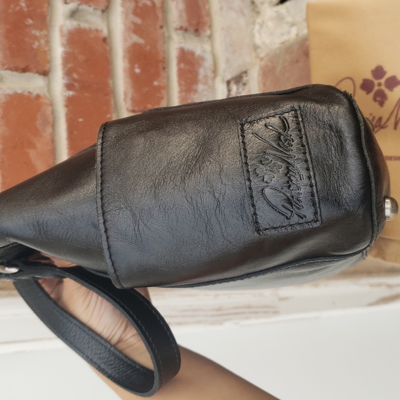 Patricia Nash Womens Arden Black All Leather Shoulder Tote Bag Feminine Designer - Picture 7 of 17